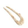 Korean U-Shaped Acetate Hairpin for Buns - Modern Style Clip