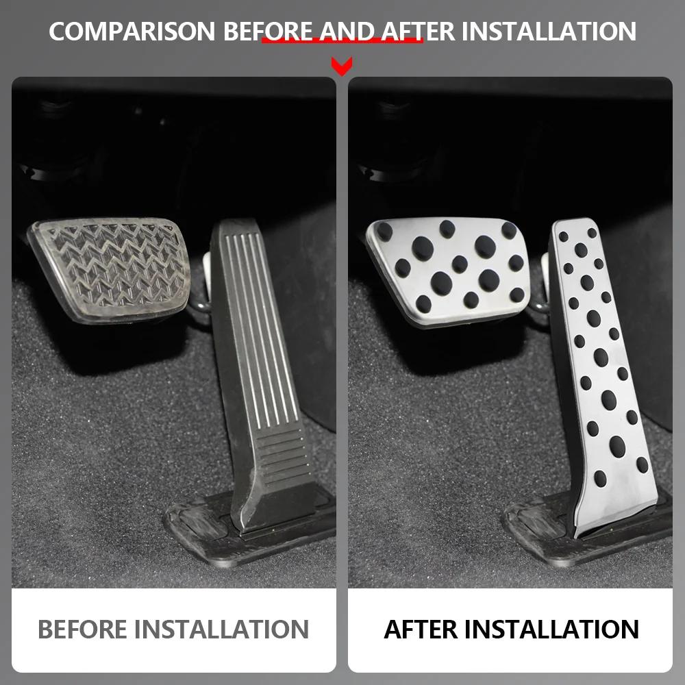 Car Pedals for Toyota Mark X Mark II Reiz 2010-2017 Crown 2015-2017 for Lexus RX 2016-2018 Fuel Gas Brake Pedal Cover Pad