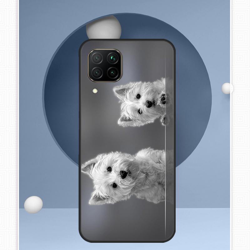 Westie Dog For Huawei Nova 12s 12i 11i 8i Y91 Y60 Y70 Y72 Y90 Y61 9 10 SE P20 P40 Lite P30 P60 Pro Case