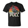 Pull Clay Pigeon Target Trap Shooting Skeet Unisex T Shirt Monsterry Vintage Slightly Breathable Soft Graphic Homme