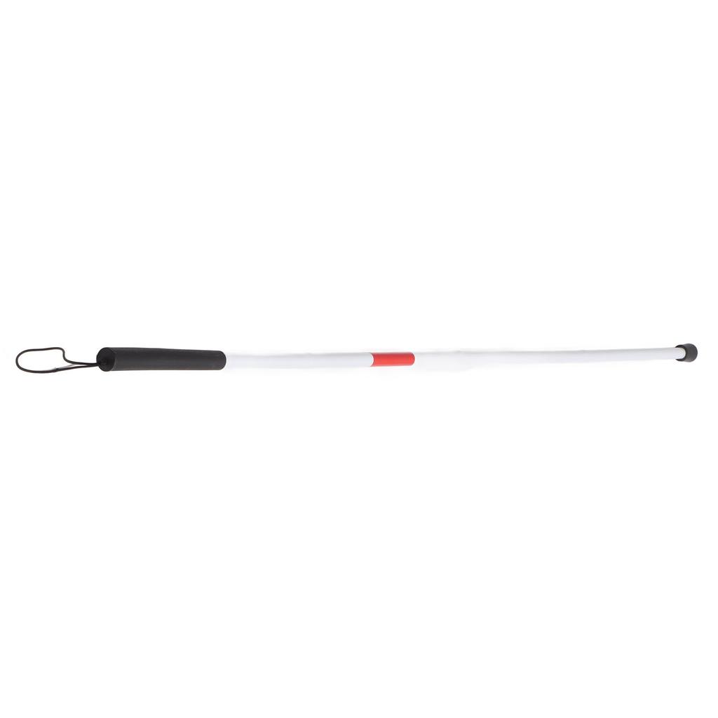Blind Cane Folding Aluminum Reflective Marking with Hand Strap White Cane for Vision Impaired Blind People
