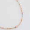 BSWAN pink opal ring necklace