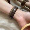 C Shape Irregular Bangle Open Bangle Retro Hand Ring Retro Style Wide Cuff Bangles  Fashion Jewelry