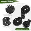 50Pcs Multifunctional Tent Grippers Stable Tarp Clips High Strength Awning Clamps for Fishing and Outdoor Event