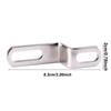 Motorcycle Exhaust Pipe Bracket Motorcycle Rear Header Pipe Stainless Steel Silver Tone Silencer Exhaust Pipes Z Support Stand