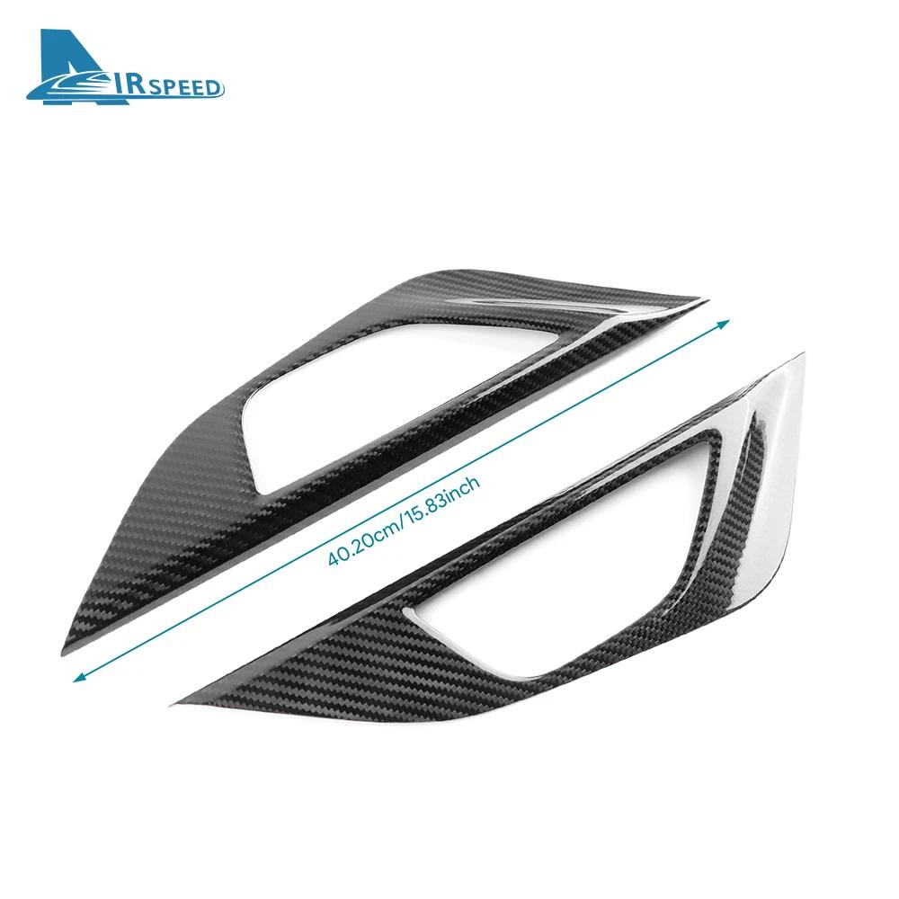 For Subaru WRX/WRX STI 2022 2023 2024 Real Hard Carbon Fiber Sticker Car Front Door Handle Panel Interior Trim Cover Accessories