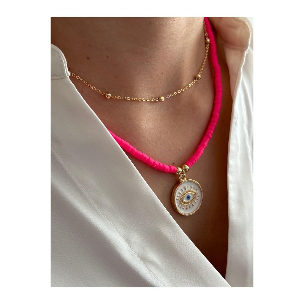 Necklace Set | Combination Necklace | 3 Piece Necklace | Summer Necklace | Necklace Set | Fimo Necklace | Eye Necklace