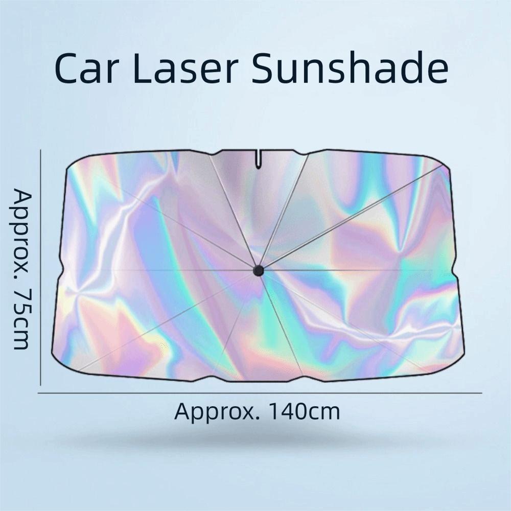 Laser Car Sun Shade Retractable Sun Protector Shade Coversv Windshield Sunshade Auto Protection