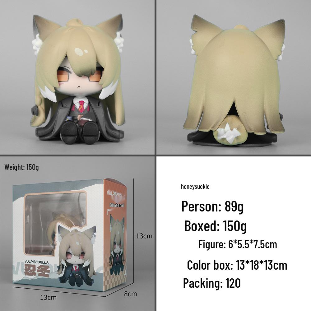 Фигурка Arknights Техас и Сайленс Q Version - Настольное украшение и украшение для автомобиля