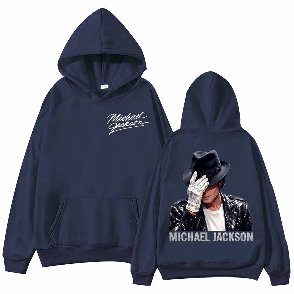 Limited Michajackson Classics Hoodie Men Women Fashion Punk Rock Pullovers High Quality Fleece Long Sleeve Hooded Sweatshirts