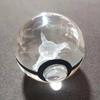 3D Crystal Ball LED Handmade Iceberg Style Clear Night Light Terrarium with Polished Finish for Business Gifts