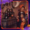 Vintage Style Fall Decor Set Tabletop Witch Table Decorations  Autumn Decoration