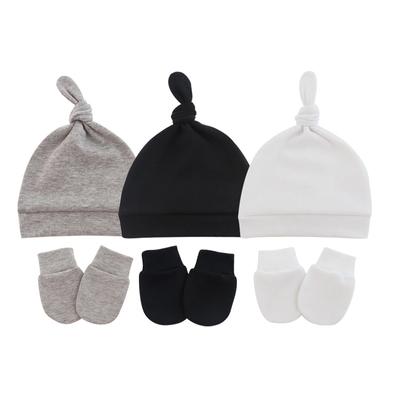 Newborn Baby Hat with Gloves Cotton Baby Beanie Hat Infant Cap for Girls Boys Toddler Hat Cap Accessories
