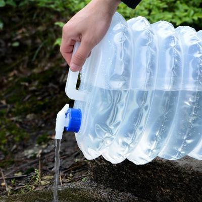 5/10/15L Foldable Water Bucket Bag Bottle Container Outdoor for Camping Hiking