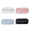 Zippered Pencil Case with Front Pocket, Lightweight Polyester Storage for Pencils, Erasers, and Everyday Writing Supplies