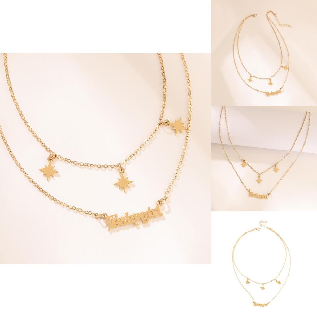 Babygirl Double Beautiful Layered Neck Chain Offering Fashion And Style For Women