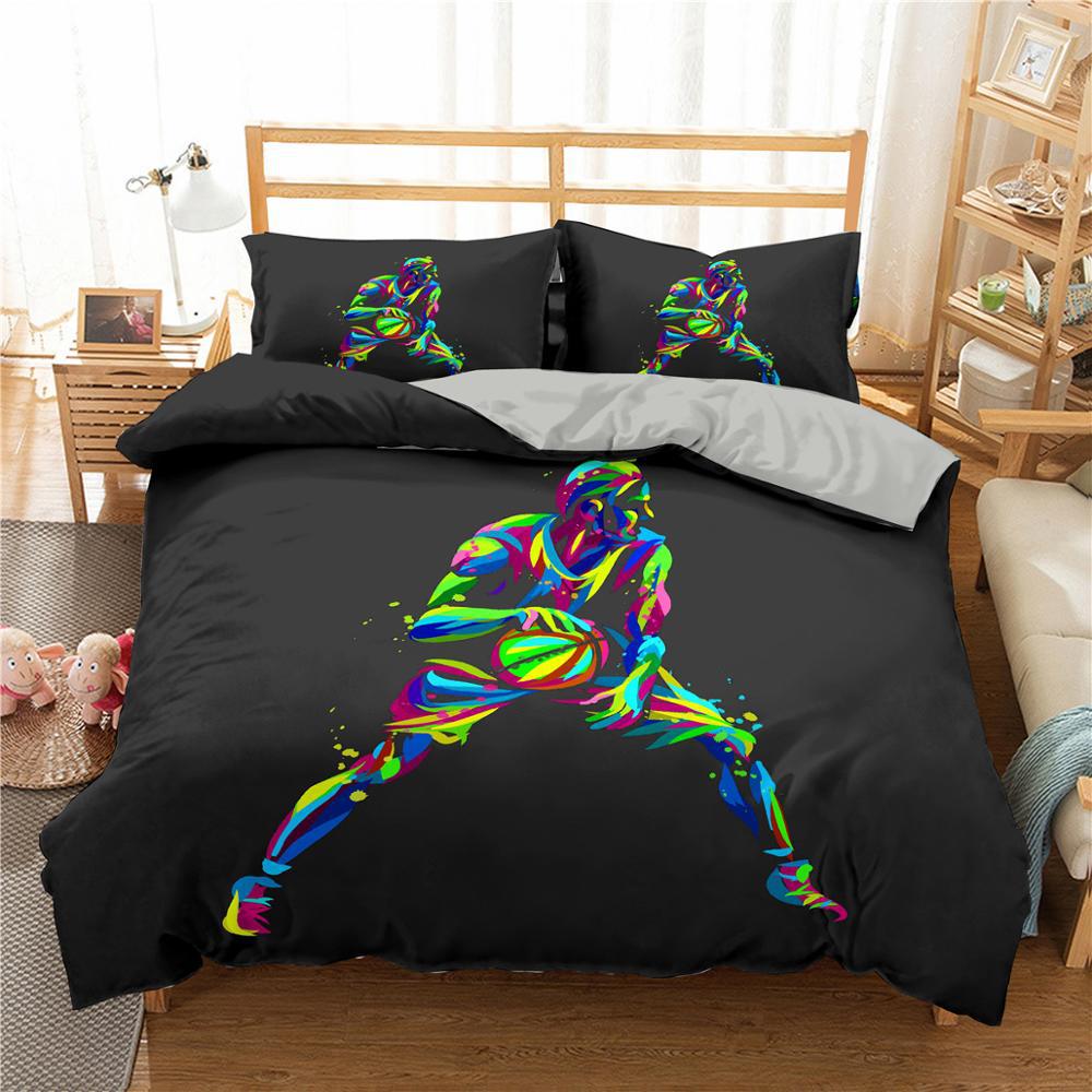 

Three-Piece Bedding Basketball Football 3D Digital Printing Bedding Home Textile 70 * 133 two-piece set