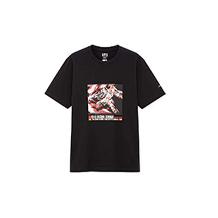 UNIQLO Gundam Print Casual Simple T-Shirt Unisex tops 427605-09