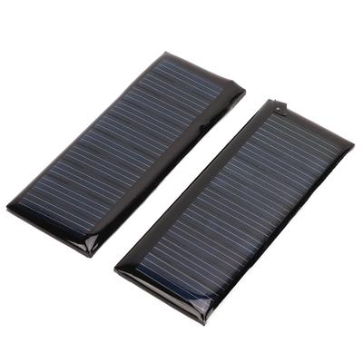 2 szt. 45mA 5V Mini Panele Słoneczne 3,7V Wysoka Szybkość Konwersji Oszczędność Energii Wydajne Polikrystaliczne