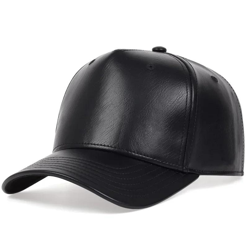 

Unisex Solid Color Light Plate Leather Baseball Caps Spring Autumn Outdoor Adjustable Casual Hats Dad Hat Sunscreen Hat