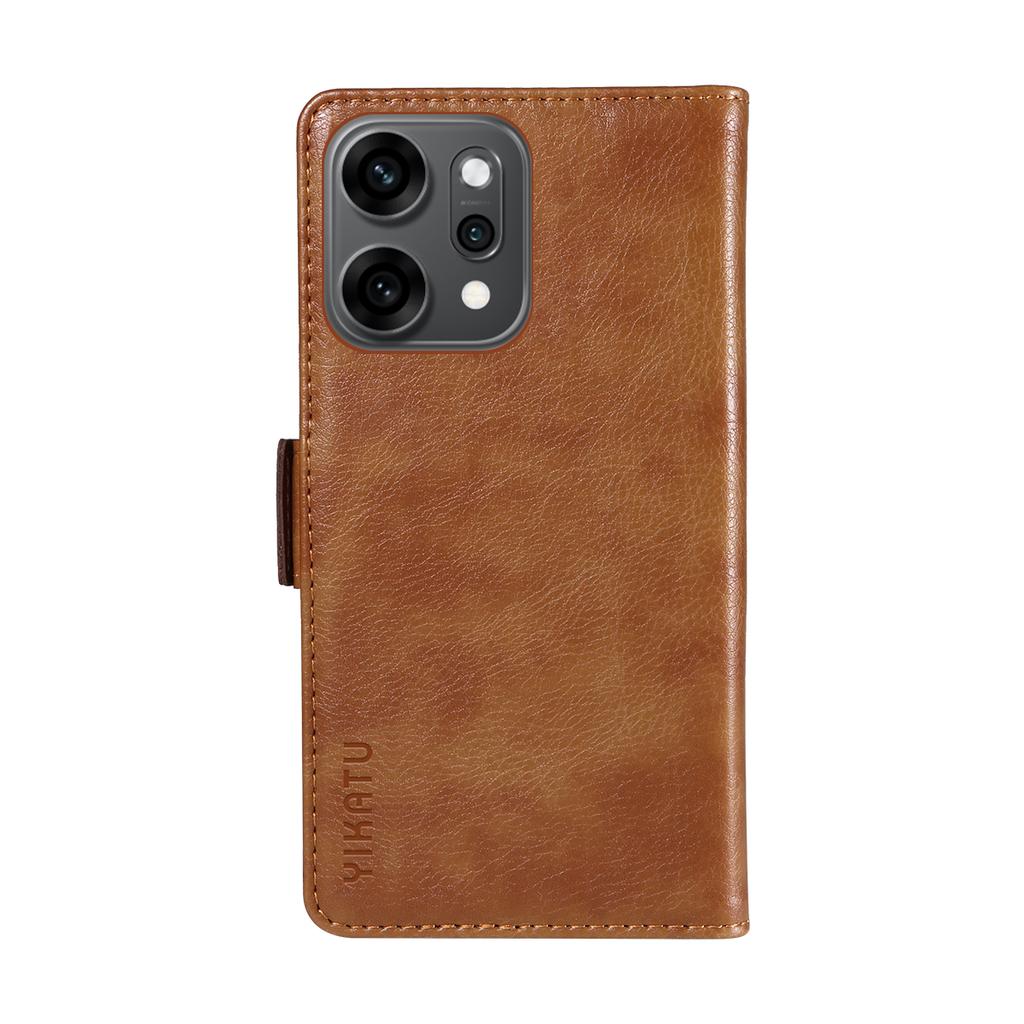For Oppo Reno14 Pro 5G (China)/Oppo Reno14 Pro 5G (Global) Case YIKATU YK-007 Litchi Texture PU Leather Wallet Phone Cover