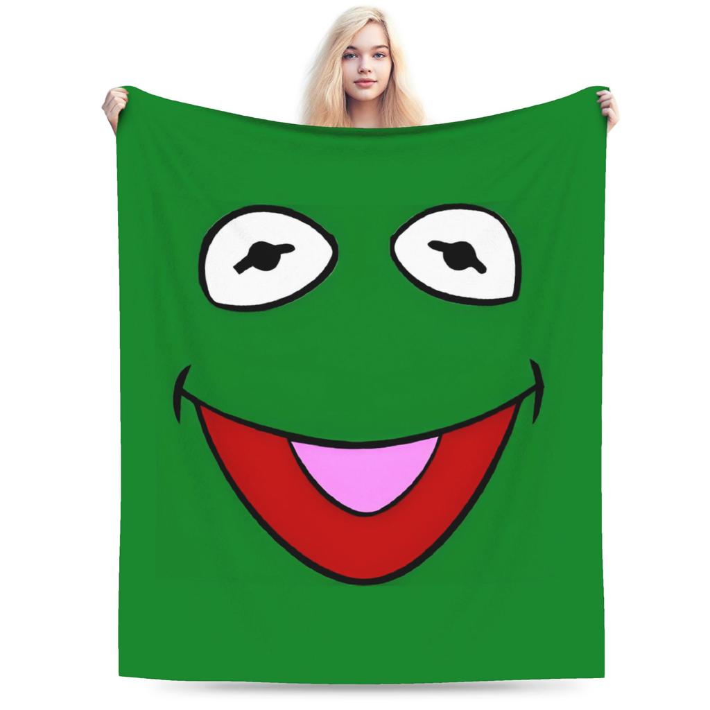 Cookie Monsters Cartoon  Blanket Fleece Decoration Sesame Street SesameStreet Soft Throw Blanket for Sofa Car Plush Thin Quilt
