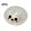 Sensory Fidget Toys for Stress Relief Halloween Bun Squeeze Toy with Steamer Ball Spooky Ghost Transparent Glitter Fidgets Calm Pumpkin Adults
