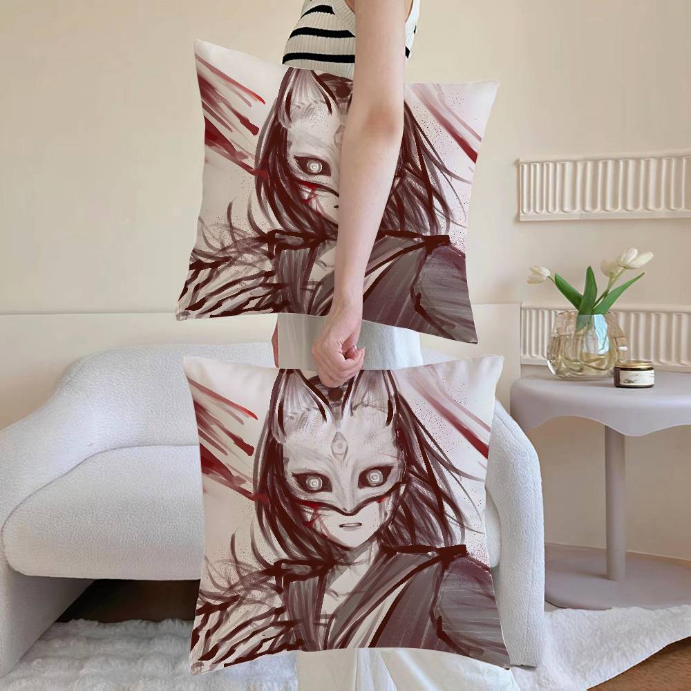 Game Si-ilent Hill F Pillow Case Sofa and Living Room Decorative Cushion Covers Dust-proof and Mite-proof Invisible Zipper