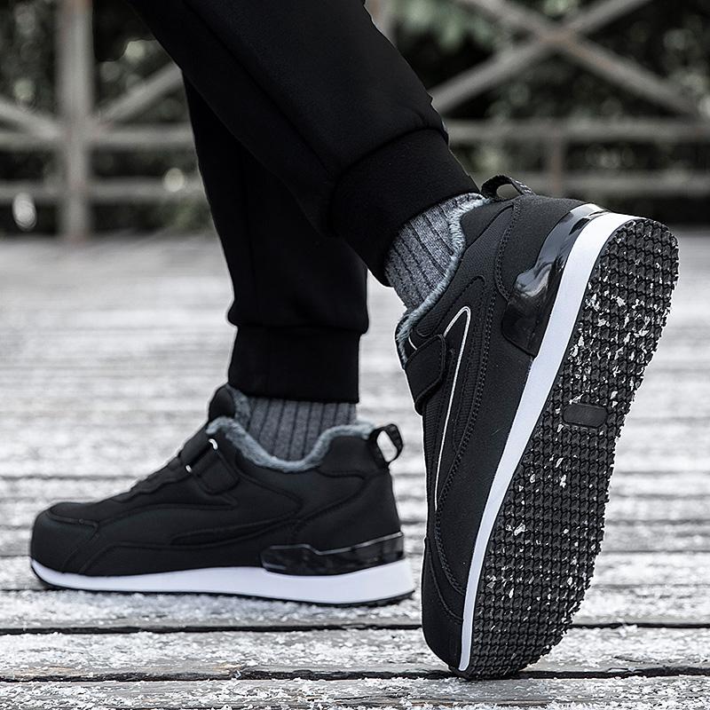 Snow Shoes for Men Casual Winter Shoes Sneakers Platform Non-slip Warm Fur Ankle Plush Outdoor Walking Couple Shoes Women Unisex