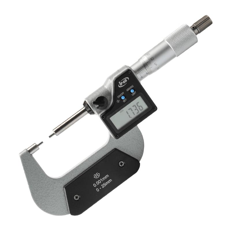Digital Small Head External Micrometer 0.001mm Resolution