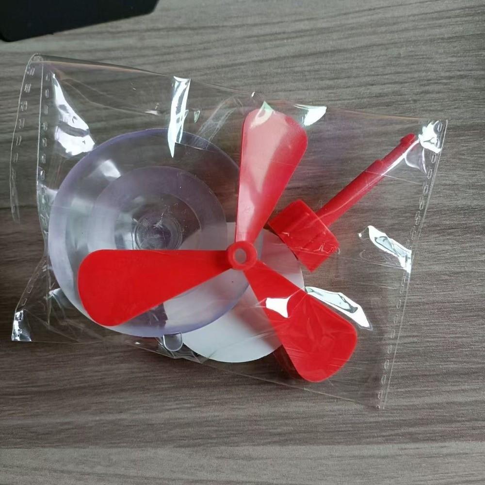 4pcs Plastic Bamboo Dragonfly Decor Sucker Mount Motorcycle Helmet Propeller  Helmet Accessories