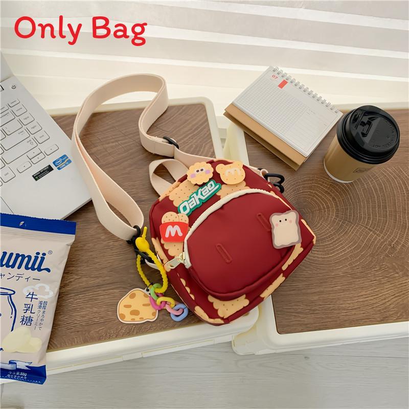Soft Oxford Fabric Girls Handbag With Color Block Design For Casual Outings
