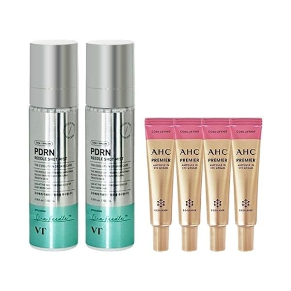 VTCOSMETICS PDRN Riddle Shot Mist 100ml x2 + AHC Eye Cream Season 12 12ml x4_23228098_587813
