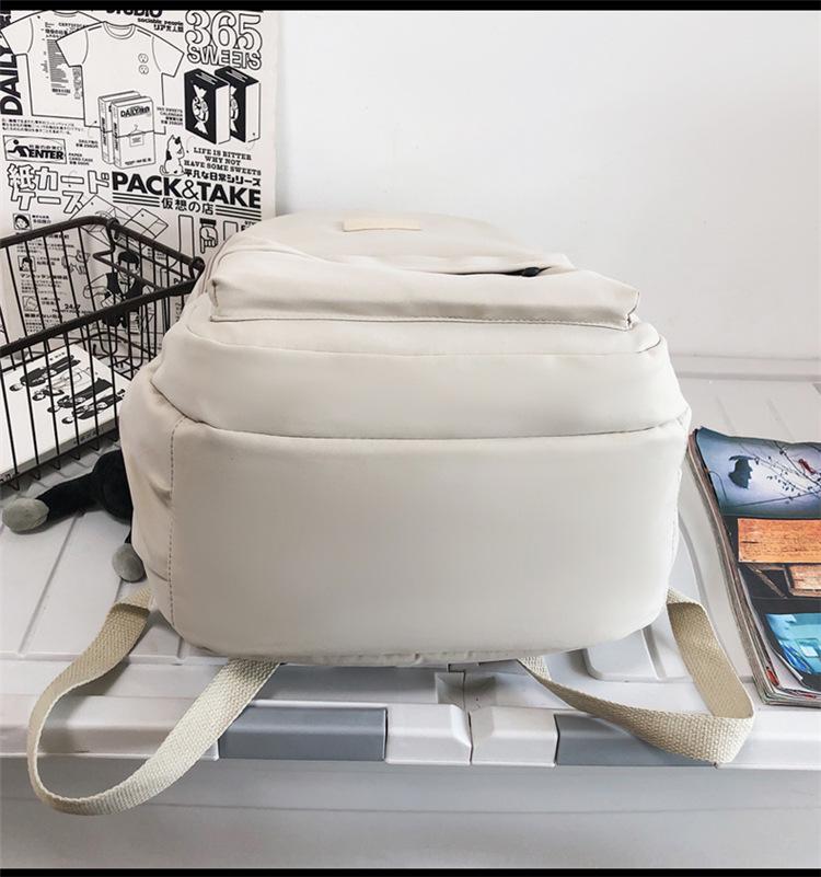 Women's 2025 Korean Style Casual Backpack - Large Capacity School Bag for Girls