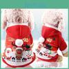 Ultra-soft Pet Warm Dog Cat Coat For Winter In Charming Santa And Elk Patterns