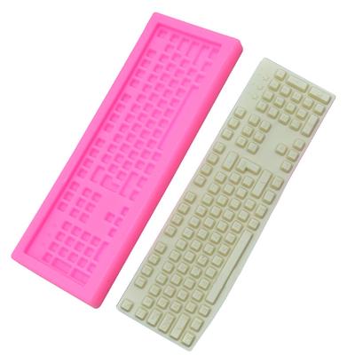 Tastatur-Silikon-Fondant-Glasurform für Hochzeitstortendekoration