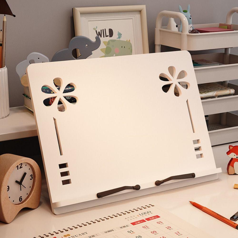 Multi-Position Book Holder Tray Adjustable Reading Rest Tablet Compact Cookbook Bracket  Adults
