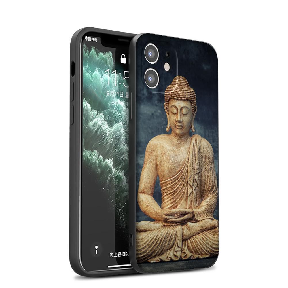 GX45 Budha To Buddha Silicone Soft Case for iPhone 13 12 Mini 11 Pro XS Max XR X 8 7 6 6S Plus 5 5S SE 2020