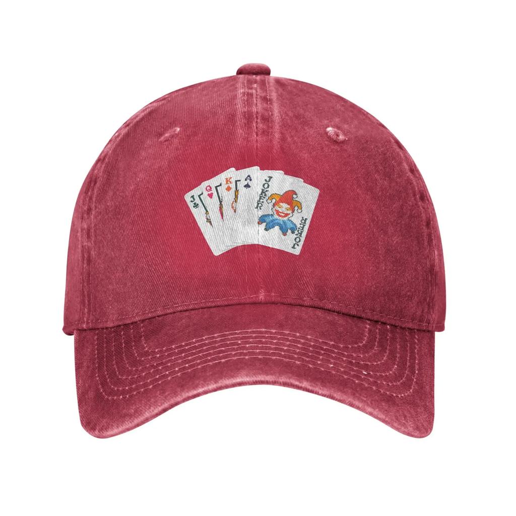 Balatro Game Card Joker Washed Baseball Cap Casual Sun Trucker Summer Men Women Kpop Rock Snapback Cap