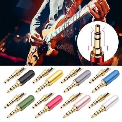 Adaptateur Câble Prise 3.5MM Mâle Prise Casque 4 Pôles Prise Audio Casque Équilibrée 3.5MM