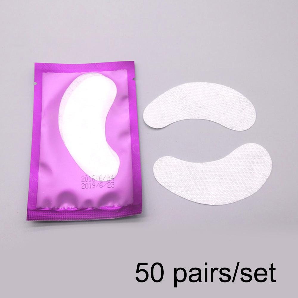 50 Pairs Under Eye Paper Patches Grafted Lash Eyelash Extension Pads Eye Lash Make Up Tools