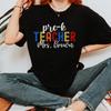 Custom Pre K Teacher T Shirt Preschool For Back To School First Day Of Prek Team Tee