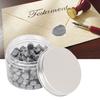 200Pcs Sealing Wax Octagon Seal Pearlescent Suit Bottle Packing for Envelopes Documents Wedding InvitationSilver