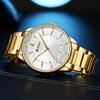 CURREN 8430 Men's Waterproof Quartz Watch with Steel Band, Business Casual Large Dial
