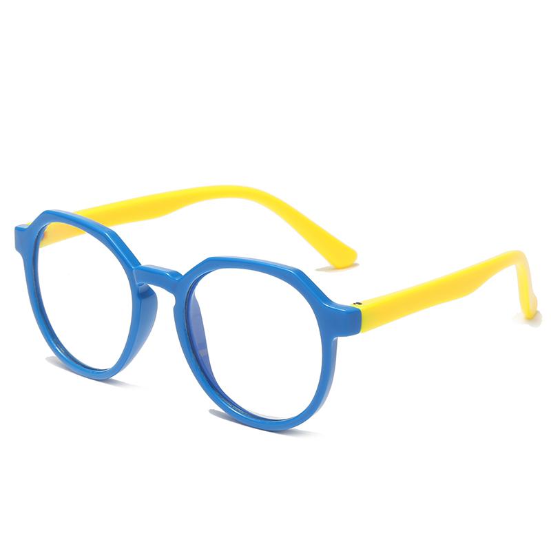 Cute Round Anti Blue Light Glasses for Kids Fashion Luxury Eyewear Blue Light Blocking Computer Eyeglasses Boy Girl