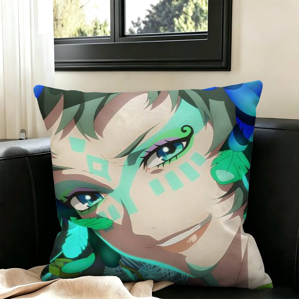 Game GNOSIA Anime Pillow Case Square Double-Sided Sofa Cushion Cover Bedroom Bedside Pillow