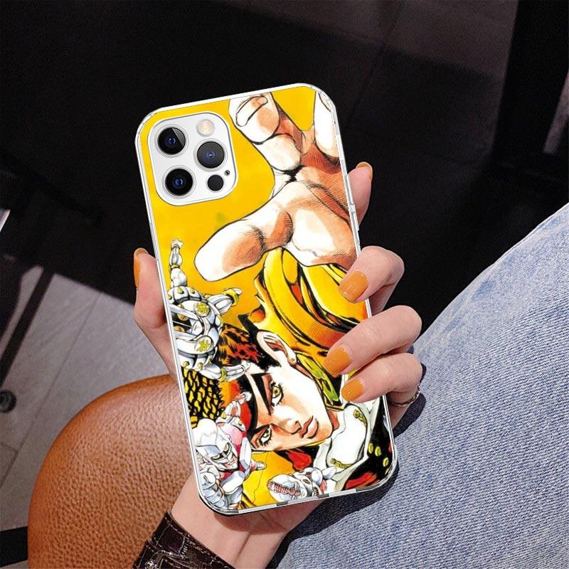 JoJo's Bizarre Adventure Diamond Is Unbreakable Phone Case For iPhone 17 Air 16 Pro Max 16E 15 + 14 Plus 11 12 13 Mini 7 8 SE Gi