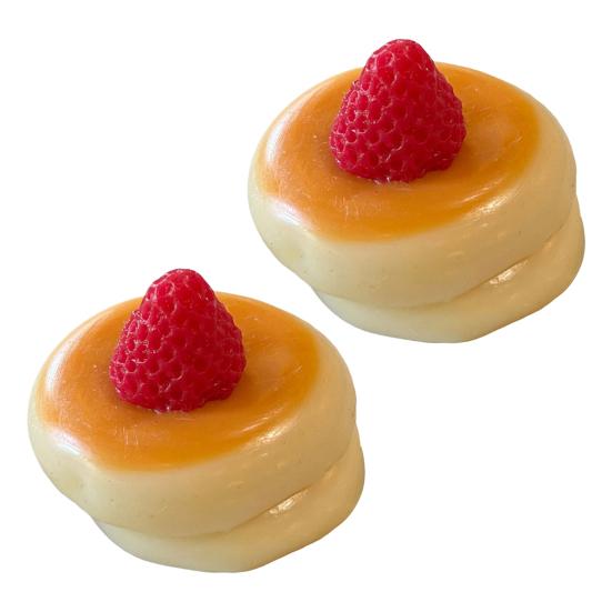 1/2/5Pcs Stress Relief Souffle Squeeze Toy Slow Rising Triangular Egg Yolk Rice Ball Sensory Toy Kids Adults Simulated Dessert Pinch Fidget Toy
