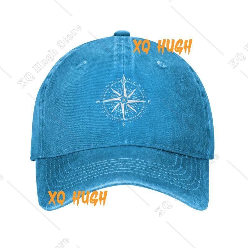 Custom Nautical Compass Baseball Cap Adult Captain Anchor Boat Adjustable Dad Hat for Men Women Outdoor Snapback Hats