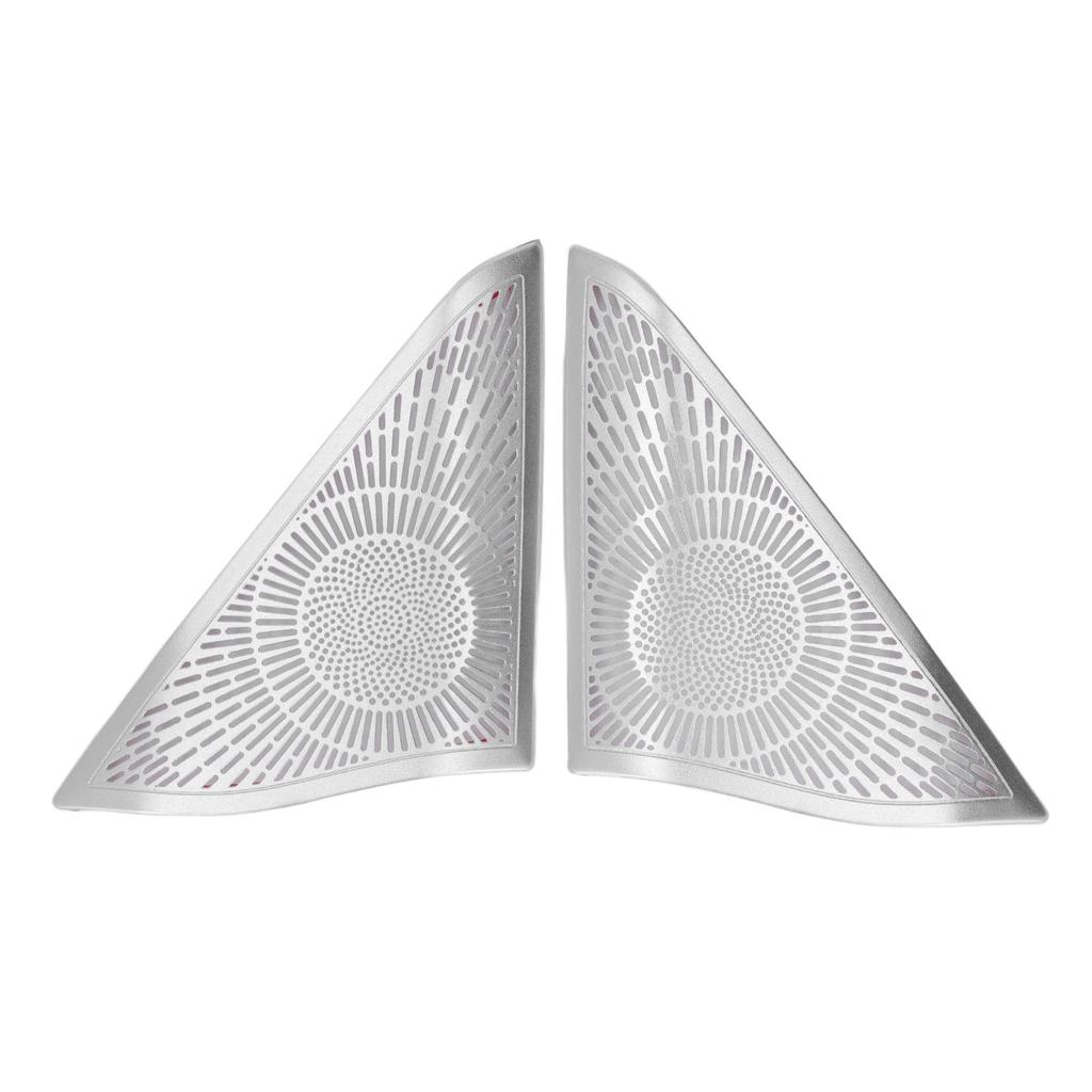 2 st Bildekorationer för dörrhögtalare Aluminiumlegering Ersättning för Benz E-klass W212